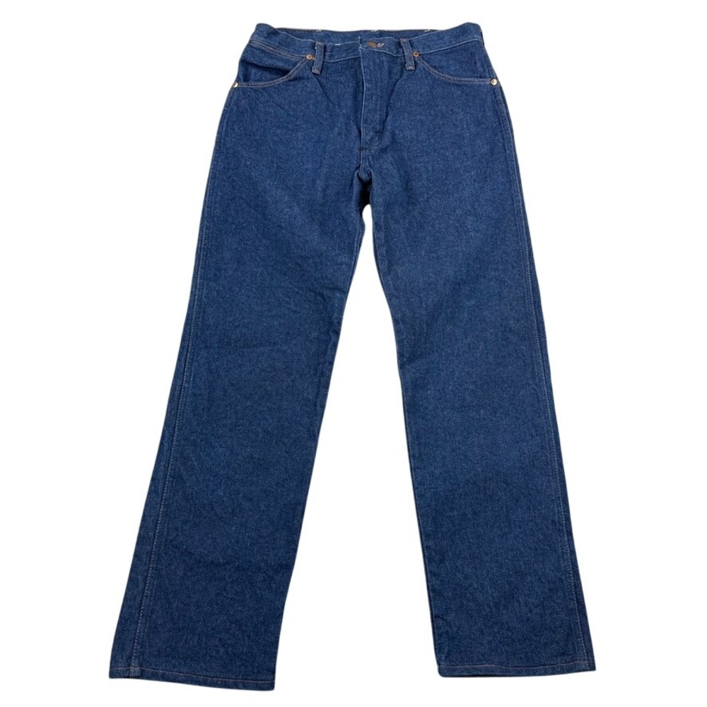 Wrangler Jeans Mens 34X30 Blue Denim Cowboy Cut Original Fit USA Made Vintage